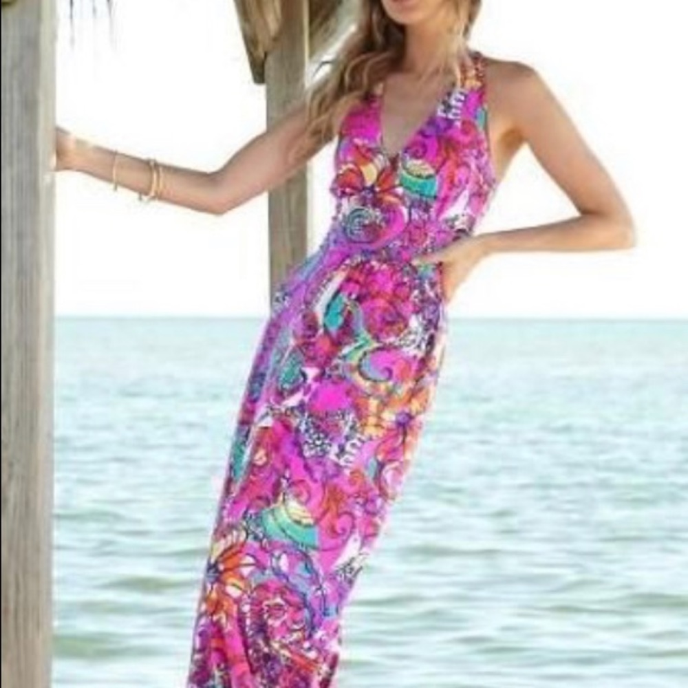 Lilly Pulitzer Parrish Halter Maxi Dress